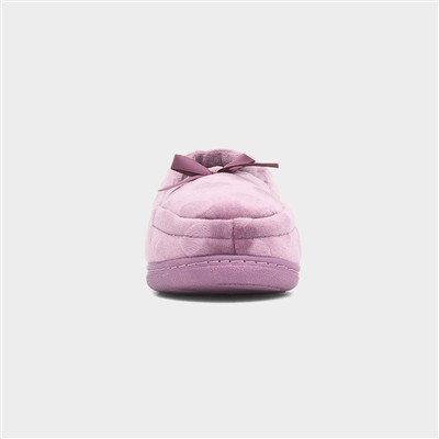 Womens Purple Hearts Moccasin