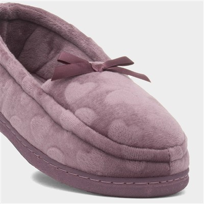 Womens Purple Moccasin