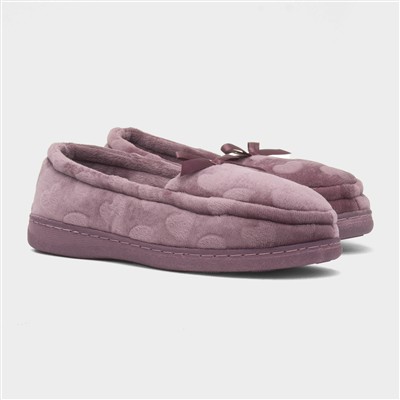 Womens Purple Moccasin