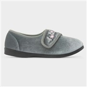 Jo & Joe Veronica Womens Grey Full Slipper (Click For Details)