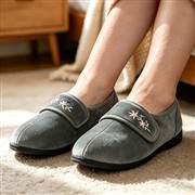 Jo & Joe Veronica Womens Grey Full Slipper (Click For Details)