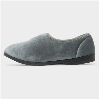 Veronica Womens Grey Full Slipper