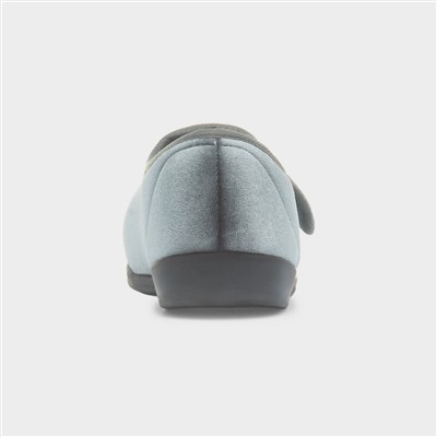 Veronica Womens Grey Full Slipper