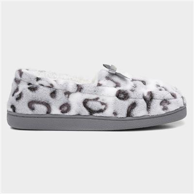 Ruth Womens Grey Moccasins