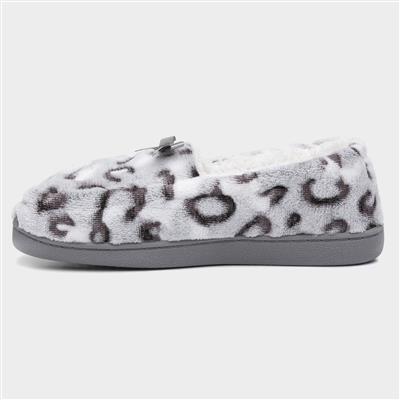 Ruth Womens Grey Moccasins