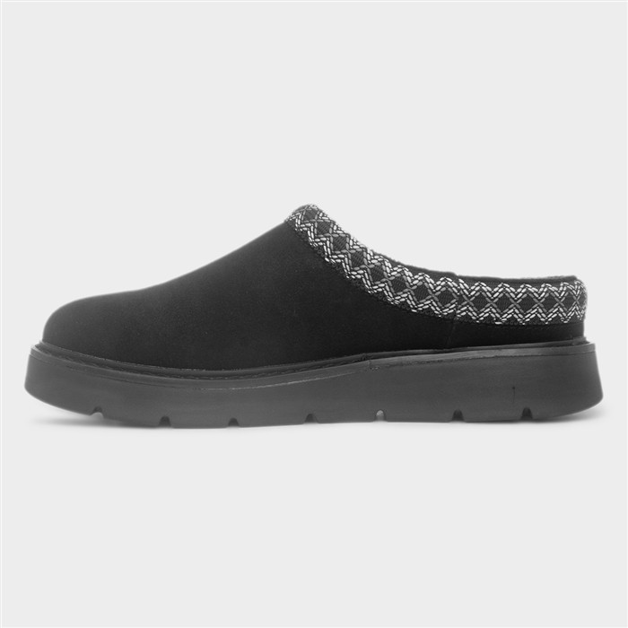 Keepsakes Cozy Womens Black Slipper
