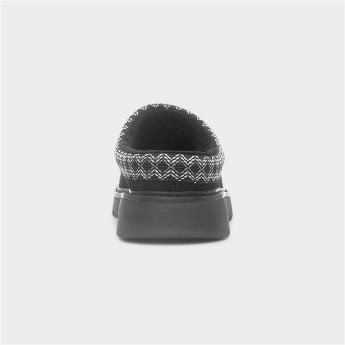 Keepsakes Cozy Womens Black Slipper