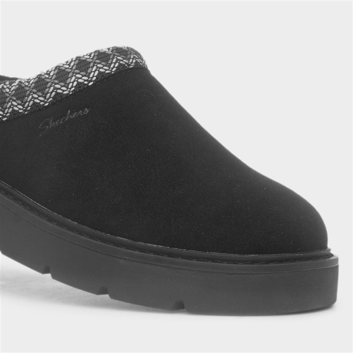 Keepsakes Cozy Womens Black Slipper