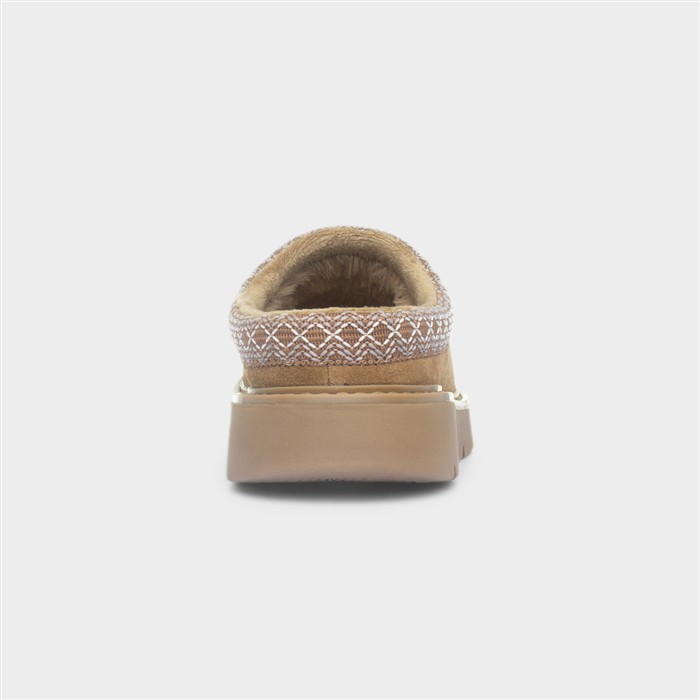 Keepsakes Cozy Womens Chestnut Slipper
