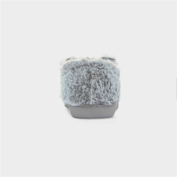 Women's Grey Koala Moccasin
