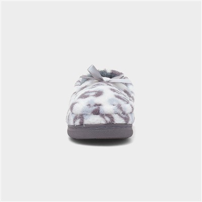 Womens Grey Moccasin