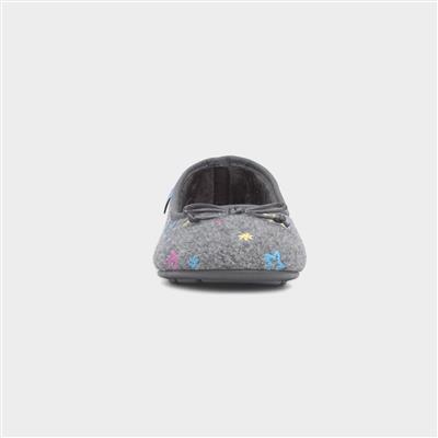 Berry Womens Grey Slipper