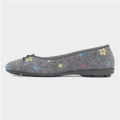 Berry Womens Grey Slipper