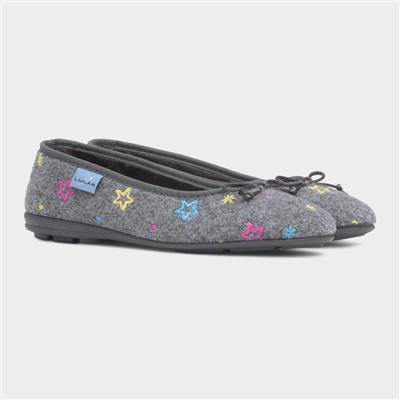 Berry Womens Grey Slipper