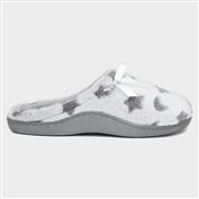 The Slipper Company Womens Grey Moon and Star Mule (Click For Details)
