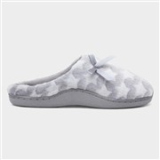 The Slipper Company Womens Grey Star Mule Slipper (Click For Details)