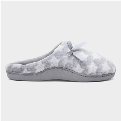 Womens Grey Star Mule