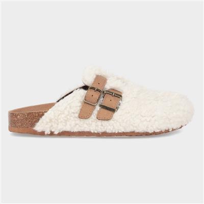 Abel Shepps Womens Brown and White Mule