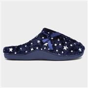 The Slipper Company Chloe Womens Navy Star Mule (Click For Details)