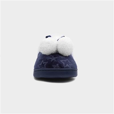 Iris Womens Navy Star Mule