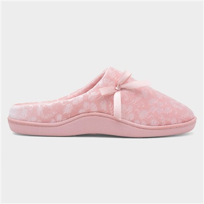 Womens Pink Mule Slipper
