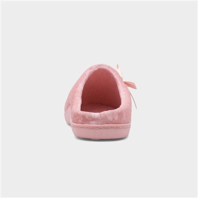 Womens Pink Mule Slipper