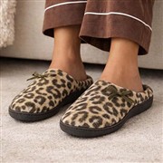 The Slipper Company Womens Brown Leopard Mule (Click For Details)