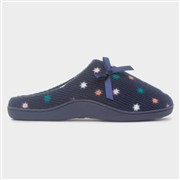 The Slipper Company Womens Navy Star Mule Slipper (Click For Details)