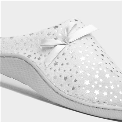 Clara Womens Grey Mule Slipper