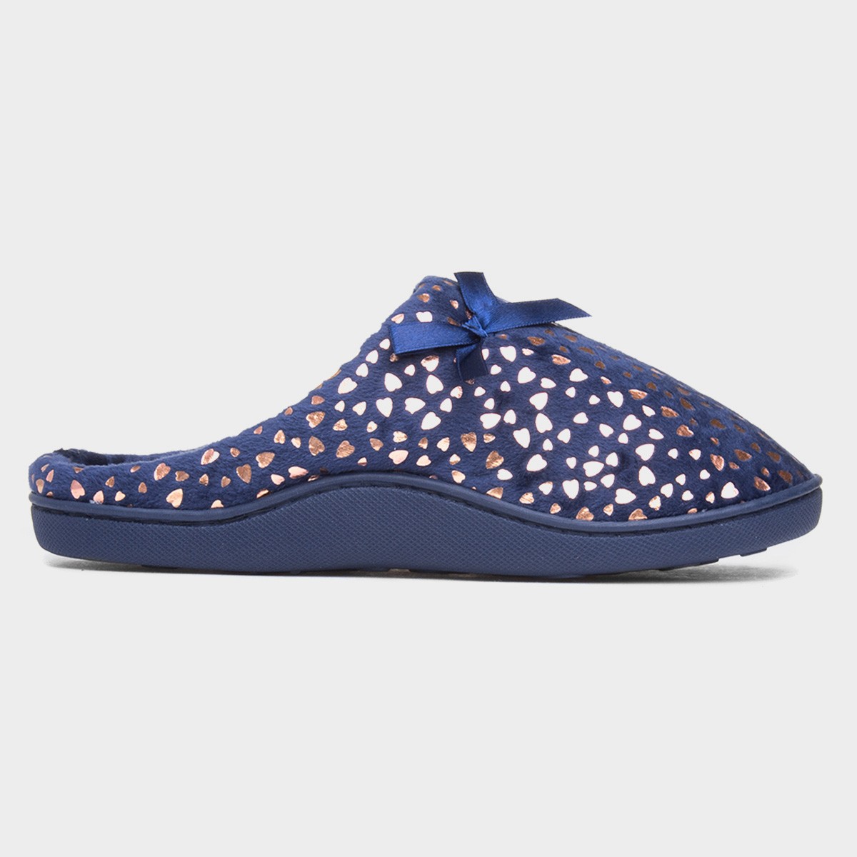 Clara Womens Navy Mule Slipper