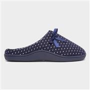 The Slipper Company Rheba Womens Navy Mule Slipper (Click For Details)