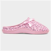 The Slipper Company Womens Pink Mule Slipper (Click For Details)