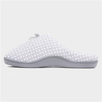 Rheba Womens Blue Mule Slipper