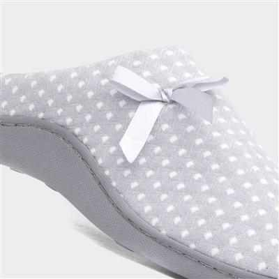 Rheba Womens Blue Mule Slipper