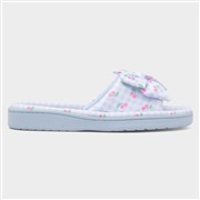 The Slipper Company Womens Blue Bow Mule Slipper (Click For Details)