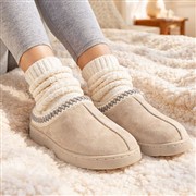 The Slipper Company Womens Beige Mule Slippers (Click For Details)