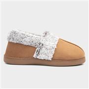 The Slipper Company Womens Tan with Faux Fur (Click For Details)