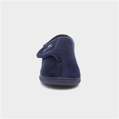 Olga Womens Navy Slipper