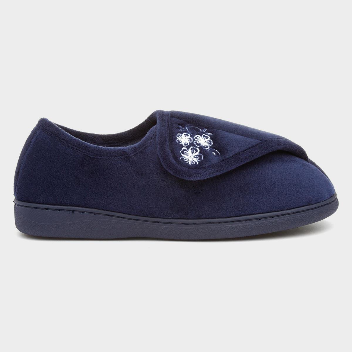 Olga Womens Navy Slipper