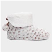 The Slipper Company Womens Snow Leopard Bootie (Click For Details)
