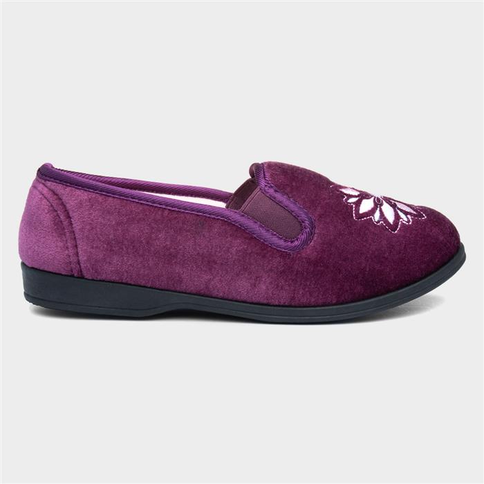Womens Heather Full Slipper