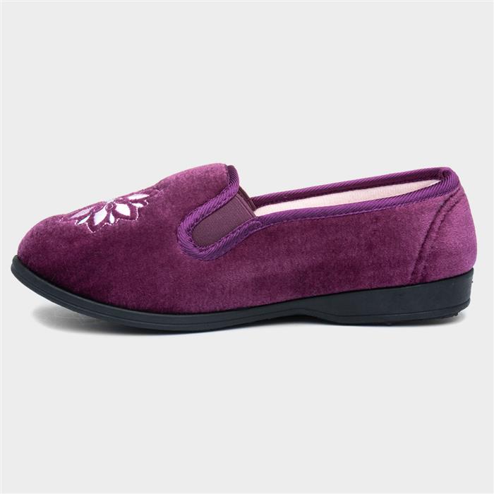 Womens Heather Full Slipper