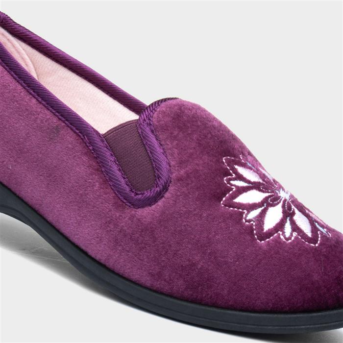 Womens Heather Full Slipper