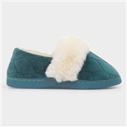 The Slipper Company Womens Green Quilted Slipper (Click For Details)