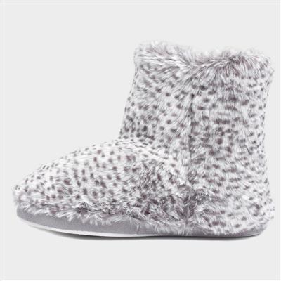 Rachel Womens Grey Bootie