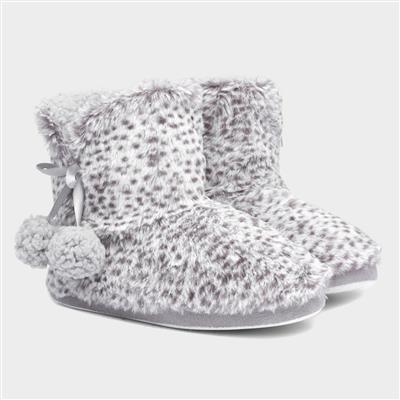 Rachel Womens Grey Bootie