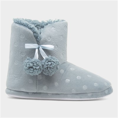 Womens Aqua Slipper
