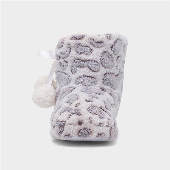Womens Grey Slippers