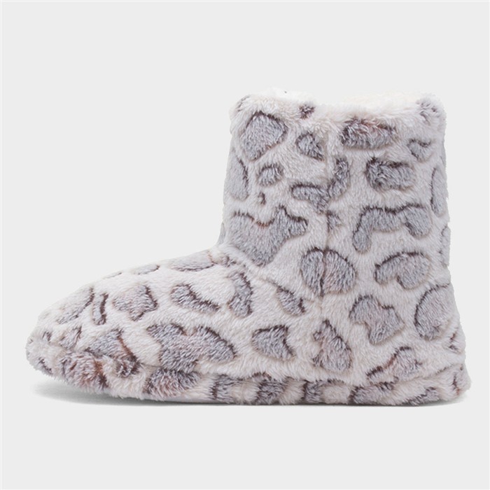 Womens Grey Slippers