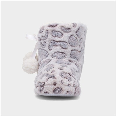 Womens Grey Slippers